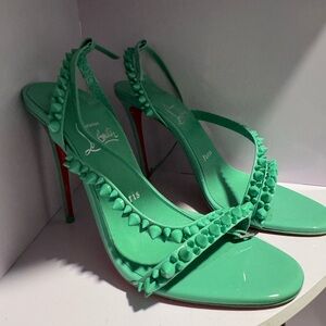 Christian Louboutin Green Women's Heels